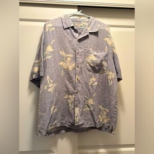Tommy Bahama 100% silk button down, size XL.